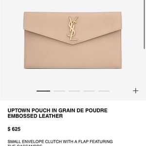 YSL uptown clutch